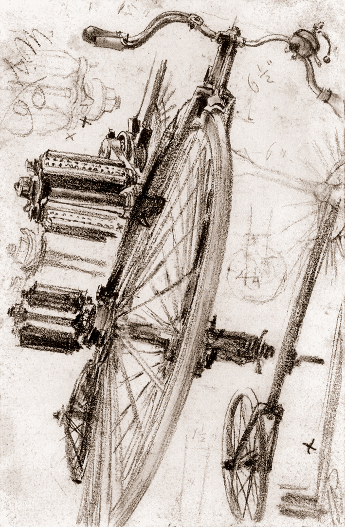  Adolpyh Von Menzel —— 自行车的习作